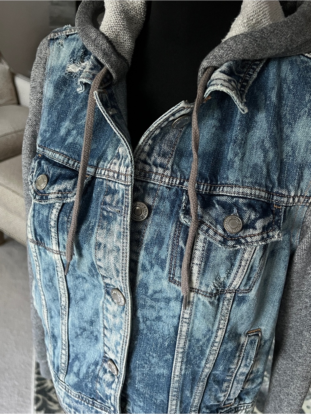 American Eagle Outfitters Tie Dye Hooded Jacket/Sweatshirt - Picture 7 of 10